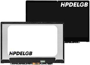 HPDELGB for Lenovo IdeaPad Flex 5 Chrome 13ITL6 82M7 82M70010UX 82M70032UX 82M70033UX FHD 1080P IPS LCD Touch Screen Display Digitizer Assembly Bezel with Board