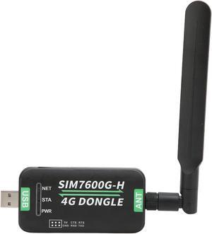 4G LTE USB WiFi Modem, LTE/4G 150 Mbps USB Mobile Module with SIM Card Slot, High Speed Portable Travel Hotspot Mini Router Supports USB, UART for PC, Industrial Computer