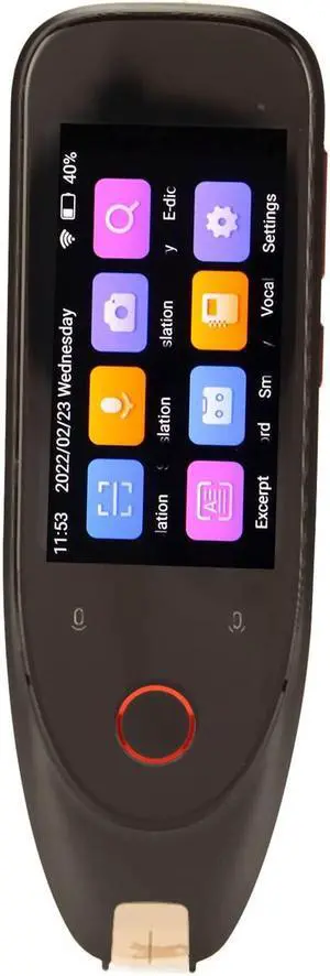 Reading Pen, 3.0 Inch HD Touch Screen 112 Language Portable Translation Pen Speech Scan to Text Digital Highlighter Instant Pen Scanner Language Translator Device for Business Travel Abroad