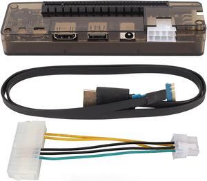 Laptop External Independent Video Card Dock, EXP GDC Notebook Docking Station NGFF M.2 A Key, Laptop Video Card Dock for PCIE, Without Power Supply