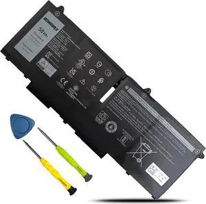 BOWEIRUI 58Wh 07KRV Laptop Battery Replacement for Dell Latitude 5430 5530 Precision 3570 P104F P104F005 P137G P137G004 Series M69D0 H4PVC 0H4PVC Y86WG 0Y86WG 08WRCR 078FWY 4FVJG O7KRV 15.2V 4Cell