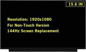 GBOLE 15.6" New Screen Replacement for Acer Predator Helios 300 PH315-53-72XD FHD 1920x1080 144Hz 40Pin LED LCD Display Screen Panel(Only for Non Touch)