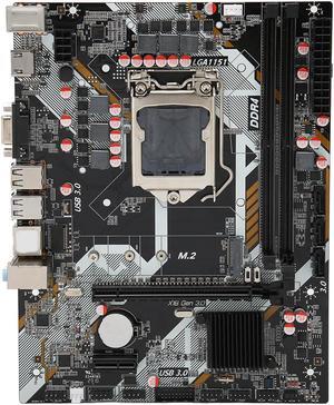 B365 LGA 1151 Motherboard, ATX PC Motherboard for Desktop, DDR4 DIMM, PCI E 16X Gen 3.0, SATA3.0, M.2 Interface, USB3.0, USB2.0, HDMI, VGA, PCI E 1X