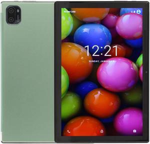 10.1in 11 Tablet PC, 8GB RAM 256GB ROM,128GB Expand, 2.5D Curved IPS HD Touch Screen, 8MP 20MP Cameras, 2.4/5GWiFi, Dual SIM Calling Tablet, 6000mAh, Green