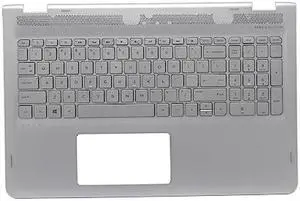 New Palmrest for HP Envy X360 M6-AQ 15AQ 15-AQ M6-AQ005DX M6-AQ105DX M6-AQ103DX 15-AR M6-AR Upper Case with Backlit Keyboard 857283-001
