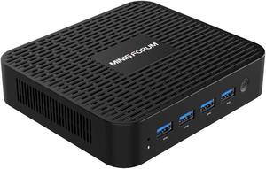 MINISFORUM GK41 Mini PC Celeron Processor J4125 Quad Core(up to 2.7GHz),8GB DDR4 256GB SSD Mini Desktop Computer 4X USB 3.0 Ports,1X Gigabit Ethernet,4K@60Hz Output,Dual Wi-Fi