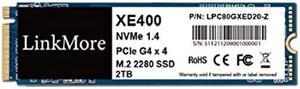 LinkMore XE400 2TB M.2 2280 PCIe Gen4 NVMe 1.4 Internal SSD, Solid State Drive, Read Speed Up to 4800MB/s Storage for PC, Laptops, Gaming, PS5