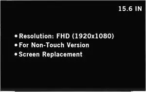 HOYRTDE 15.6" Screen Replacement for HP Elitebook 650 G9 FHD 1920x1080 30Pin Non-Touch LED LCD Display Screen Panel