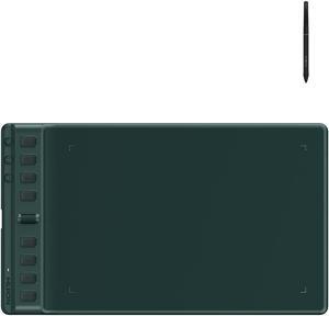 2023 HUION Inspiroy 2 Medium Drawing Tablet with Scroll Wheel 8 Customized Keys Battery-Free Stylus for Digital Art, Design, Sketch