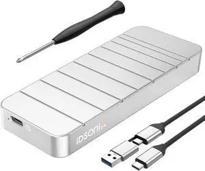 iDsonix 40Gbps M.2 NVMe PCIe SSD Enclosure Adapter[100% Aluminum], [PCIe 4.0] NVMe to USB 4.0 Compatible with Thunderbolt 3/4, NVMe Enclosure with UASP&Trim Support M-Key 2280 SSD