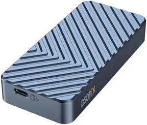 iDsonix 40Gbps M.2 NVMe SSD Enclosure - NVMe Enclosure 40Gbps Screw Installation, 40Gbps NVMe Enclosure Aluminum Alloy Heat Dissipation, Support 2280 M Key PCIe, Compatible with USB 4/Thunderbolt 3/4