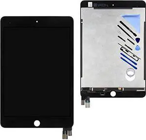 for iPad Mini 5 7.9" 2019 A2133 A2124 A2126 A2125 LCD Display Touch Screen Assembly Replacement(Tablet Front+LCD Screen) (Black)