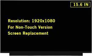 GBOLE 15.6" New Screen Replacement for Lenovo ThinkPad T15 P15s T15P P15V Gen 2 5D11C89629 FHD 1920x1080 30Pin LED LCD Display Screen Panel (Only for Non-Touch)