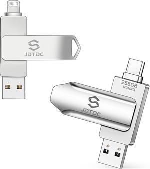 Photo Stick for iPhone 15 Flash Drive iPhone Storage iPad USB Memory External Storage for iPhone Thumb Drive & Apple MFi Certified Photo Stick for iPhone Lightning USB Flash Drive iPhone Backup Stick