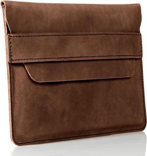 MacBook Pro 15 Inch Sleeve (2016-2019) -- 'Fernando' Handmade & Expertly Crafted Luxury MacBook Pro Case -- Full Grain Beautifully Stitched Fair Trade Leather -- Brown