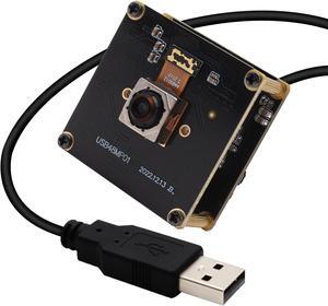 QILOVE USB Camera Module Autofocus Webcam with 48MP Sensor Mini 4K Camera Embedded Webcam Board for Computer USB2.0 UVC Video PC Opencv Camera Module