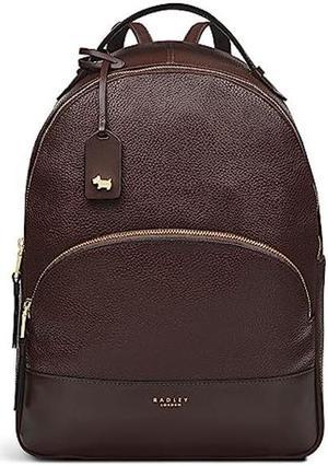 RADLEY London Dallington Zip Around Backpack Handbag for Women, Made from Grained Leather, Zip Fastened Backpack with Top Grab Handle & Adjustable Shoulder Straps, Fits 13" Laptop