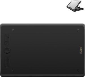 HUION Inspiroy H610X Drawing Tablet 10x6.25 Inch and ST300 Adjustable Drawing Tablet Stand