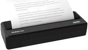 Rongta Portable Printer Wireless for Travel, 300DPI Thermal Inkless Bluetooth Mobile Printer, Support 8.5" X 11" US Letter, Compatible with Android iOS Phone & Laptops (XBPN81-Gray)