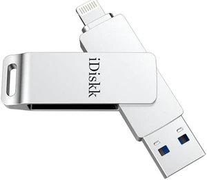 iDiskk 512GB Mfi Certified iPhone USB Storage Flash Drive Photo Stick for iPhone and Computer Phone Flash Drive,Lightning iPad, Mac/PC Videos Photo Storage Stick and Photo Vault (One-Click Backup) iDiskk 512GB Mfi Certified iPhone USB Storage Flash Drive Photo Stick for iPhone and Computer Phone Flash Drive,Lightning iPad, Mac/PC Videos Photo Storage Stick and Photo Vault (One-Click Backup)