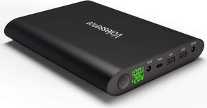 Volessence 50000mAh Laptop Power Bank 5/8.4/9/12/16/20V Portable Laptop Charger for Laptop, Tablet, Phone and More