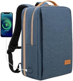 NOBLEMAN Backpack for women and man,15.6 Inch everyday Laptop Backpack, Daypack, with USB travel daypack (Blue)