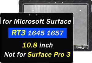 PEHDPVS Screen Replacement for Microsoft Surface RT3 1645 1657 RT3 1920x1280 10.8 inch LCD LED Display Touch Screen Digitizer Assembly (Not for Surface Pro 3)