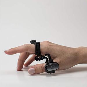 TAPWITHUS Tap Strap 2 - Wearable Keyboard, Mouse & Air Gesture Controller (Small-2021)