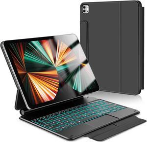 LAMA Magnetic Backlit Keyboard Case for 10.9 inch (iPad Air 5th 2022/Air 4th 2020) & Magic Keyboard iPad Pro 11 inch (4th/3rd/2nd/1st Gen) with 7 Color, Multi-Touchpad, Auto Sleep/Wake
