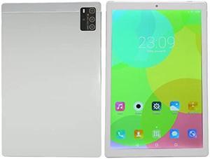 10in Tablet - 6GB RAM 128GB ROM, 2560x1600 IPS Touchscreen 2.4G 5G WiFi Tablet with Dual Speakers 8 Core CPU Calling Tablet with 5MP 8MP Dual Camera for 11, Silver