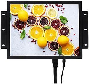 VSDISPLAY 12.1" 12.1 Inch 800x600 700nit TFT Industrial Monitor VS121ZJ01 with HD-MI DVI VGA Port, Built-in Dual Speakers,Metal Shell with Bracket