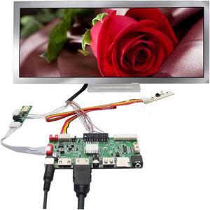 VSDISPLAY 12.3" 12.3 Inch 1920x720 FHD IPS LCD Screen HSD123KPW2-D10 with HD-MI USB SD Card LCD Controller Board VS-56S2 Multimedia Supports MP4