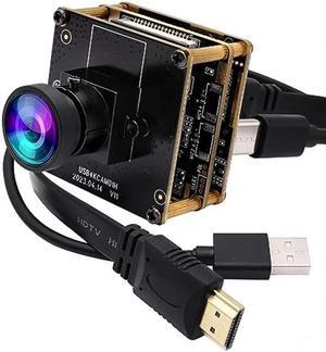 ELP 4K HDMI USB Camera - Wide Angle, 2X Digital Zoom, H.265, 8MP, UVC USB2.0 for Laptop & Monitor