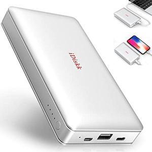 iDiskk Mfi Certified 1TB External Hard Drive Photo Stick for iPad iPhone 15 Android Photo Backup Storage for iPhone 15/14/13/12/12 Pro Max/12 pro/11 pro/X/XR,Mac/iMac/PC, Built-in 10000mAh Power Bank