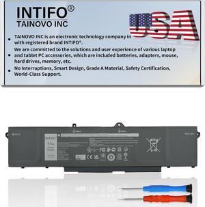 INTIFO 97Wh 9JRV0 Laptop Battery Compatible with Dell Latitude 15 5521 5531 Precision 15 3561 3571 Alienware m17 R5 AMD 005RGW 05RGW 053XP7 53XP7 [11.4V 8071mAh 6-Cell]