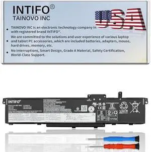 INTIFO 94Wh L21M6P70 Laptop Battery Compatible with Lenovo ThinkPad P16 Gen 1 Gen 2 Series Notebook L21L6P70 SB10W51995 5B10W51894 SB10W51994 5B10W51893 [11.52V 8120mAh 6-Cell]