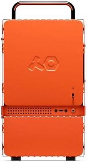 Teenage Engineering Computer-1 Mini-ITX Computer Case with Powder Coated Aluminum, Chrome Metal Handles, and Dual-Slot GPU, Do It Yourself, Small Form Factor PC Case Compatible with SFX Power Supply