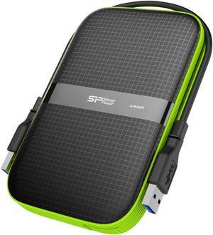 Silicon Power 4TB Rugged Portable External Hard Drive Armor A60, Shockproof USB 3.1 Gen 1 for PC, Mac, Xbox and PS4, Black