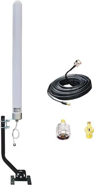 SignalPlus Omni Directional Cellular Cell Phone Antenna Outdoor 4G LTE Antennas for Cell Phone Booster/WiFi 4G LTE Router Support All USA/Canada Carriers T-Mobile