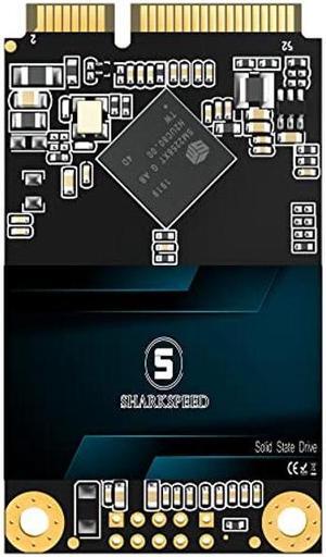 mSATA SSD 1TB SHARKSPEED SATA 3 6Gb/s 3D NAND Mini Internal Solid State Drive for Laptop PC Desktop (mSATA, 1TB)