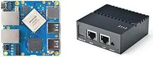 FriendlyElec Nanopi R4S Mini Router OpenWRT with Dual-Gbps Ethernet Ports 4GB LPDDR4 Based in RK3399 Soc for IOT NAS Smart Home Gateway (Without MAC Chip)
