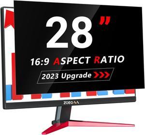 ZOEGAA monitor privacy screen 28 inch 16:9 Developed & Produced Factory, Removable&Anti Blue Light privacy screen 28 inch for monitor