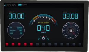 Zopsc 7in QLED Integrated Capacitive Touch Screen 1024 600 Thin Light 5 Point Touch Monitor, for Raspberry Pi, for Jetson Nano, for Windows PC. (70H 1024600 QLED CT B)