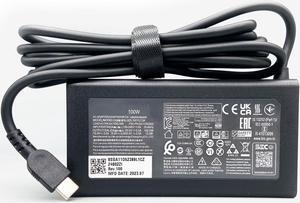 20V 5A 100W USB C Type-C Charger ADL100YDC3A ADL100YLC3A Compatible with Lenovo ThinkBook Yoga Idea Pad Laptop Power Supply