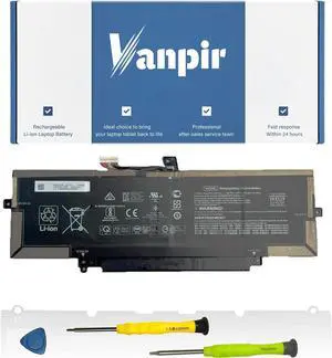 VANPIR 78Wh HK04XL Laptop Battery Replacement for HP EliteBook X360 1030 G7 G8 EliteBook X360 1040 G7 G8 Series Notebook L82391-005 L84352-005 L83796-171 HSTNN-IB9J HSTNN-IB9H HK04078XL 9767mAh 7.72V