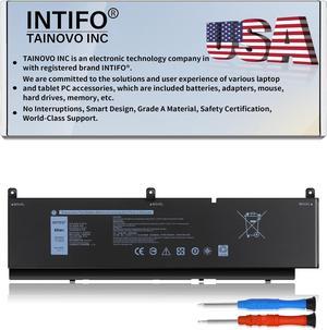 INTIFO 68Wh C903V Laptop Battery Compatible with Dell Precision 7550 7750 7560 7760 Series Notebook PKWVM CR72X 17C06 447VR [11.4V 68Wh 6-Cell]