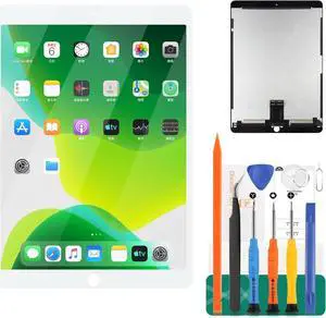 for iPad Air 3 2019 LCD Screen for iPad Air 3 Screen Replacement Air 3rd Gen LCD Display A2152 Touch Digitizer Assembly A2123,A2154,A2152 Repair Kit(White,No HomeButton)