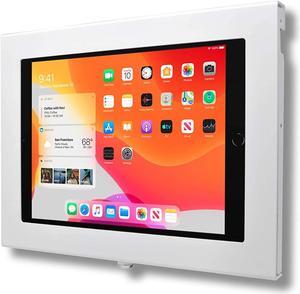 TABcare Locking Security Metal Case for Apple iPad 7/8/9 10.2" Tablet for Kiosk, POS, Store, Show Display (White, iPad 7/8/9 10.2)