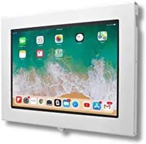 TABcare Locking Security Metal Case for Apple iPad Air 4 5 10.9" Tablet for Kiosk, POS, Store, Show Display (White, iPad Air 4/5 10.9)