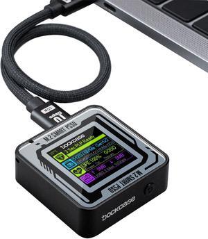 DOCKCASE Pocket M.2 2230 NVMe SSD Enclosure,Support 3s PLP Prevents Write Data Loss,USB 3.2 Gen 2 Type-C (10 Gbps), fits NVMe PCIe, Exclusive to Size 2230,Support M-Key B+M Key UASP